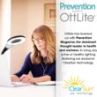 OttLite LED Desk Lamp with Adjustable Magnifier, Prevention Series - Designed to Reduce Eyestrain