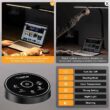 Pzloz Led Desk Lamp for Office Home - Eye Caring Architect lamp with Clamp