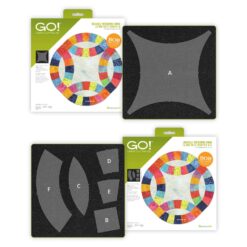 AccuQuilt GO! Double Wedding Ring-11 1/2" Finished (2-Die Set) Fabric Cutting Die