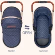 B.Childhood High Landscape Baby Stroller Folding Reversible Seat,Unisex,Blue B.Childhood High Landscape Baby Stroller Folding Reversible Seat,Unisex,Blue