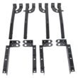 Kojem Universal Kayak Lumber Rack 1000 LBS Adjustable Truck Bed Rack Contractors Ladder Pickup Side Bar Long Cab Over-Cab