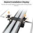 Arksen 64" Universal Black Roof Rack Cargo with Extension Car Top Luggage Holder Carrier Basket SUV