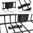 REDCAMP 64" x 39" x 6" Extendable Rooftop Rack Basket, 331LBS Roof Rack Cargo Carrier for SUV, Truck, Cars, Black