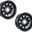 2-Pack Trailer Wheel Black Rims 15 x 5 Modular Style 5 Lug On 4.5 in.