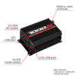 Schumacher 1000 Continuous Watt/2000 Peak Watt Power Inverter – Convert 12V DC Power to 120V AC Household Power
