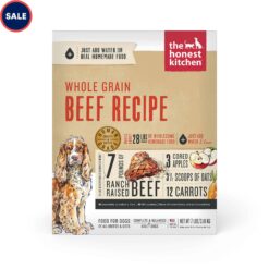 The Honest Kitchen Dehydrated Whole Grain Beef Recipe Dog Food, 7 lbs.