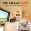 LiTime 12V 100Ah Lithium LiFePO4 Battery for RV, Backup Power, Solar