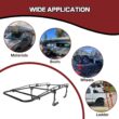 Kojem Universal Kayak Lumber Rack 1000 LBS Adjustable Truck Bed Rack Contractors Ladder Pickup Side Bar Long Cab Over-Cab