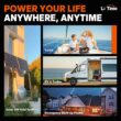 LiTime 12V 100Ah Lithium LiFePO4 Battery for RV, Backup Power, Solar
