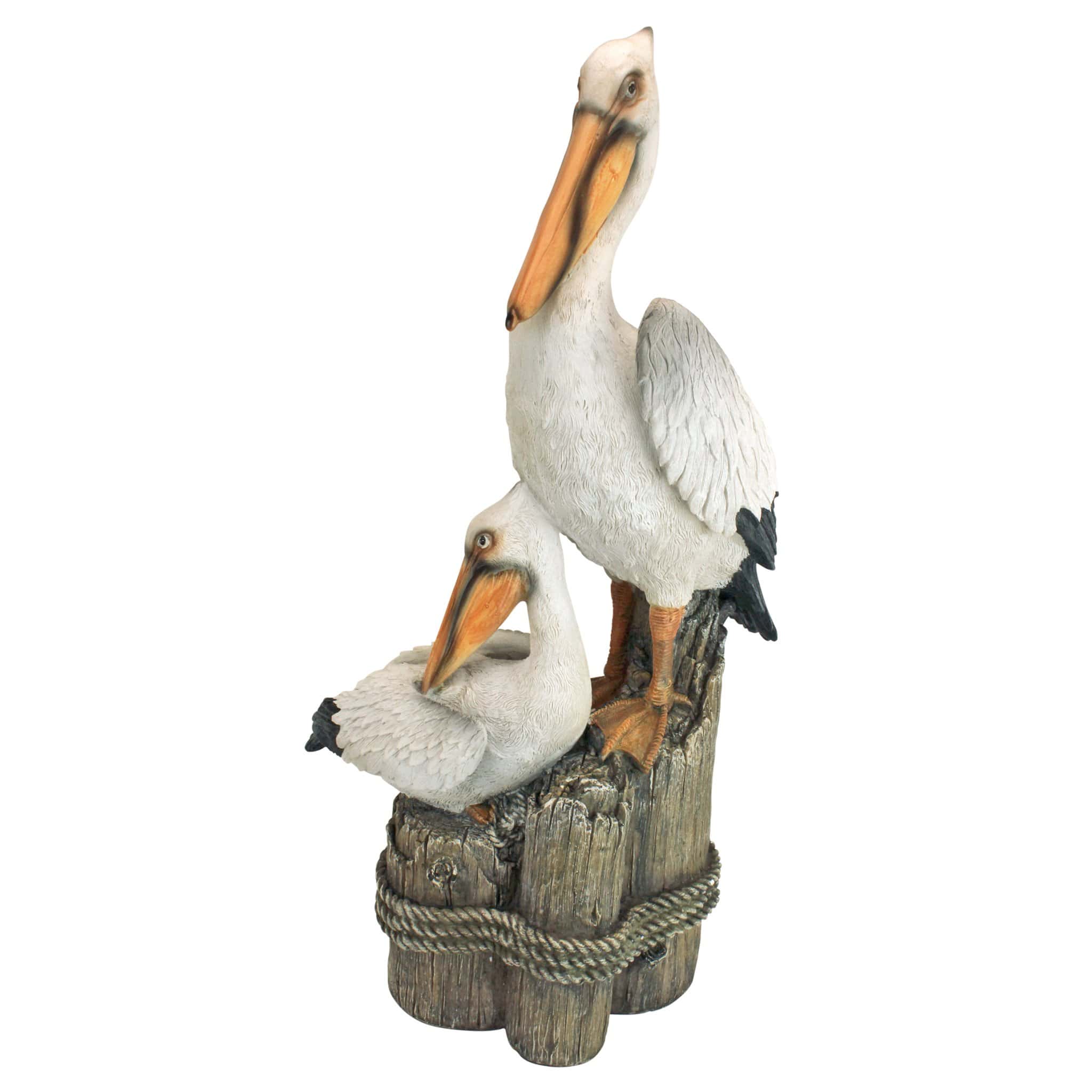 Design Toscano QL56458 Coastal Decor Ocean's Perch Pelicans Garden Bird Statue Design Toscano QL56458 Coastal Decor Ocean's Perch Pelicans Garden Bird Statue