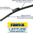 Rain-X - 810165 Latitude Water Repellency Wiper Blade, 22 Inch - 2 Pack