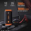 Powrun P-ONE Jump Starter, 2000A Portable Jump Box - Car Jump Starter Battery Pack
