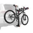 Allen Sports Deluxe Locking Quick Release 4-Bike Carrier fits 2 in receiver hitch, 140 lbs capacity, Model 542QR