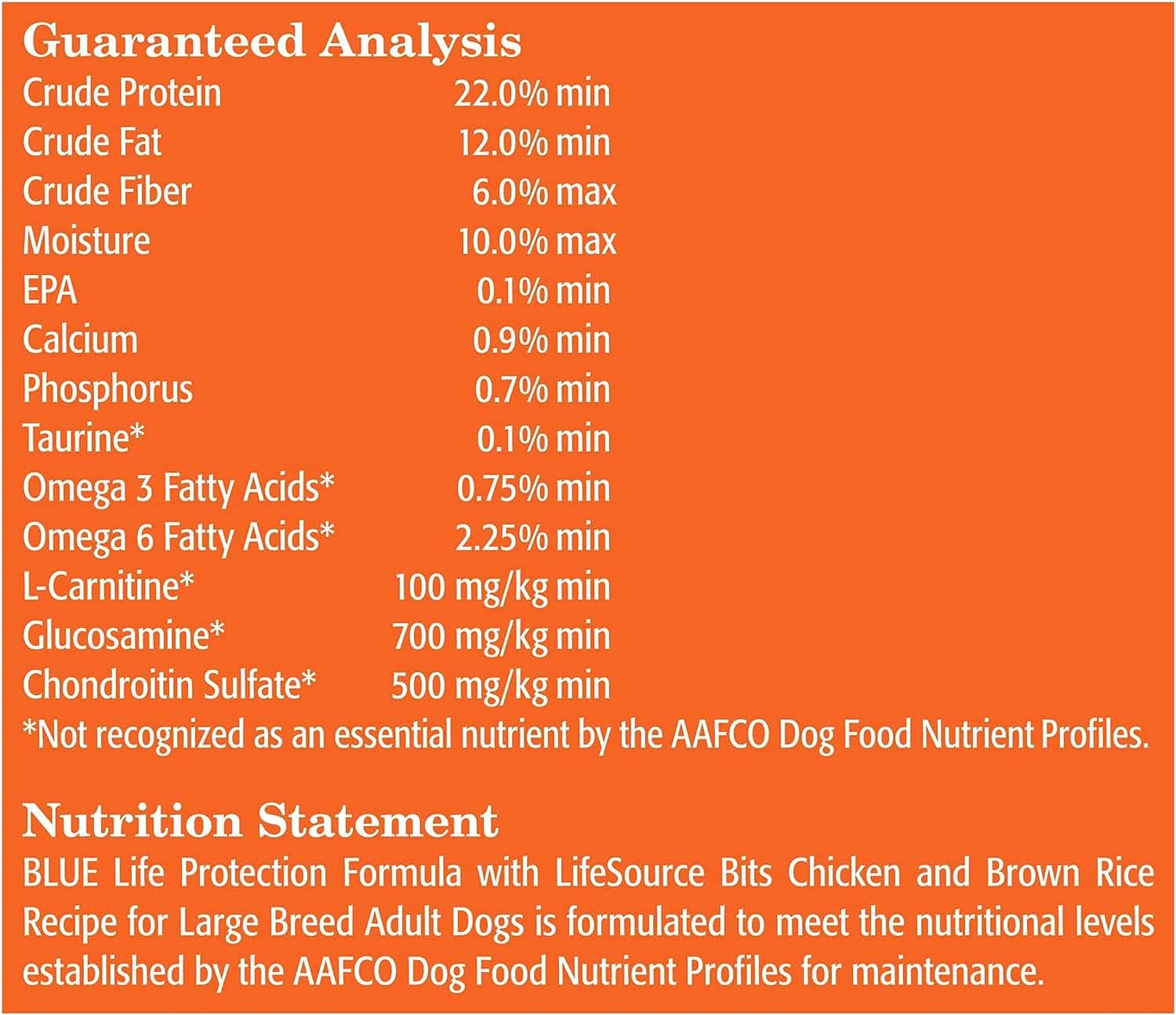 Blue Buffalo Blue Life Protection Formula Natural Adult Large Breed Chicken and Brown Rice Dry Dog Food, 30 lbs. Blue Buffalo Blue Life Protection Formula Natural Adult Large Breed Chicken and Brown Rice Dry Dog Food, 30 lbs. - Image 9