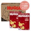 Huggies Size 5 Diapers, Little Snugglers Baby Diapers, Size 5 (27+ lbs), 120 Count