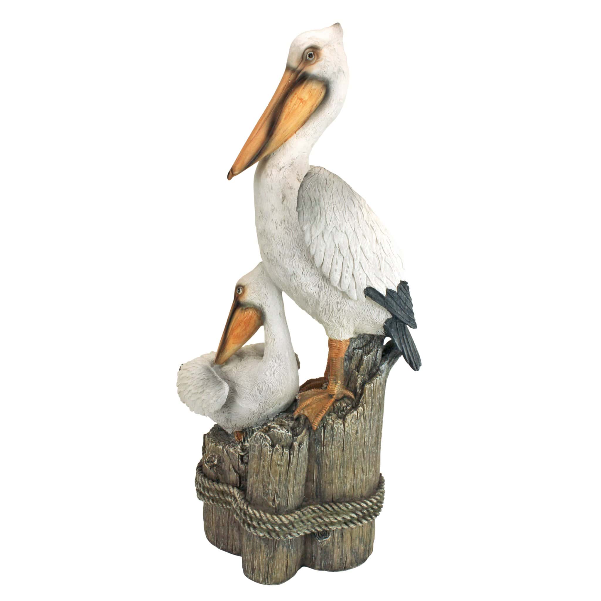 Design Toscano QL56458 Coastal Decor Ocean's Perch Pelicans Garden Bird Statue Design Toscano QL56458 Coastal Decor Ocean's Perch Pelicans Garden Bird Statue - Image 4