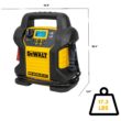 DEWALT DXAEJ14 Digital Portable Power Station Jump Starter - 1400 Peak Amps
