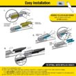 Rain-X - 810165 Latitude Water Repellency Wiper Blade, 22 Inch - 2 Pack