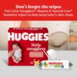 Huggies Size 5 Diapers, Little Snugglers Baby Diapers, Size 5 (27+ lbs), 120 Count