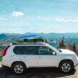 REDCAMP 64" x 39" x 6" Extendable Rooftop Rack Basket, 331LBS Roof Rack Cargo Carrier for SUV, Truck, Cars, Black