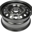 Steel Wheel - Black - 15 Inch - Compatible with 2002 - 2006 Toyota Camry 2003 2004 2005