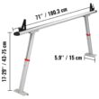 BENTISM Truck Rack Pick up Truck Ladder 17"-29" Height 800 lbs Capacity for Kayak