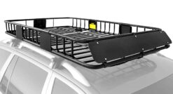 Leader Accessories 64'' Universal Roof Rack Cargo Carrier with Expandable Top Luggage Holder Basket