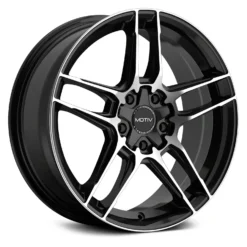 Motiv 19x8.5 5X108 434MB Matic Black Wheel Rim
