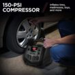 Schumacher SJ1427 6-in-1 Portable Power Station and 1500 Peak Amp Jump Starter 150-Psi