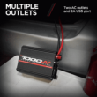 Schumacher 1000 Continuous Watt/2000 Peak Watt Power Inverter – Convert 12V DC Power to 120V AC Household Power