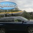 BRIGHTLINES Roof Rack Crossbars Replacement, a Set of 2pcs, Black Aluminum Top Cargo Rack