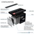 12V 100Ah SLA AGM Battery for SUNPOWER PV Solar Panels
