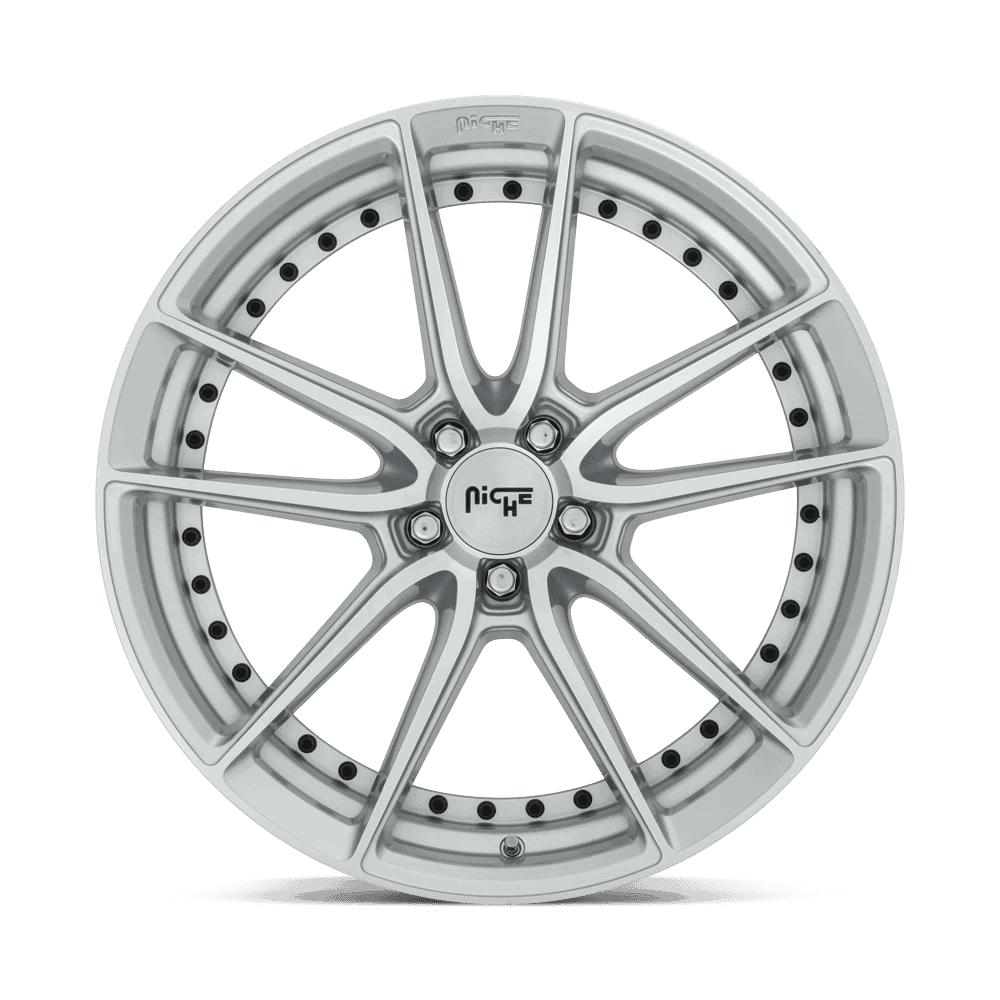 Niche 1PC Cast Aluminum Rim M221 22X10.5 5X115 GL-SLVR-MACH 20MM, M221220590+20 Niche 1PC Cast Aluminum Rim M221 22X10.5 5X115 GL-SLVR-MACH 20MM, M221220590+20 - Image 3