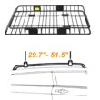 Leader Accessories 64'' Universal Roof Rack Cargo Carrier with Expandable Top Luggage Holder Basket