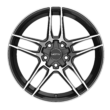 Motiv 19x8.5 5X4.50 434MB Matic Black Wheel Rim | Qty 1