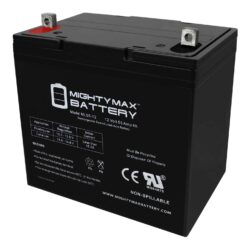 12V 55AH Pride Mobility Jazzy 600, 600 XL, 614, 614HD Battery