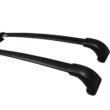 BRIGHTLINES Roof Rack Crossbars Replacement, a Set of 2pcs, Black Aluminum Top Cargo Rack