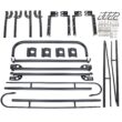 Kojem Universal Kayak Lumber Rack 1000 LBS Adjustable Truck Bed Rack Contractors Ladder Pickup Side Bar Long Cab Over-Cab