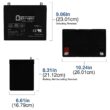 12V 75AH Battery Replacement for MK 8G24