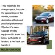 Kojem Roof Rack Side Rails for 11 12 13 14 15 16 17 Honda Odyssey Luggage Rack Carrier Kojem Roof Rack Side Rails for 11 12 13 14 15 16 17 Honda Odyssey Luggage Rack Carrier