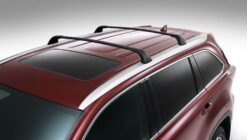BRIGHTLINES Roof Rack Crossbars Replacement, a Set of 2pcs, Black Aluminum Top Cargo Rack