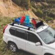 REDCAMP 64" x 39" x 6" Extendable Rooftop Rack Basket, 331LBS Roof Rack Cargo Carrier for SUV, Truck, Cars, Black