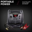 Schumacher SJ1427 6-in-1 Portable Power Station and 1500 Peak Amp Jump Starter 150-Psi