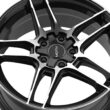 Motiv 18x7.5 5X108 434MB Matic Black Wheel Rim