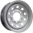 Two Heavy Duty Equipment Trailer Rims Wheels 16 in. 16X6 8H Silver Modular