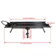 Kojem 79" Motorcycle Carrier Dirt Bike Rack 600 lbs Capacity Black Heavy Duty Steel 2" Hitch Mount Hauler w/ Loading Ramp