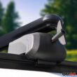 Black Roof Rail Rack Cross Bars Luggage Carrier Fits Hyundai Palisade 2020-2023