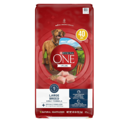 Purina ONE Plus Large Breed Adult Dog Food Dry Formula - 40 lb. Bag