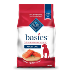 Blue Buffalo Blue Basics Skin & Stomach Care Natural Adult Salmon & Potato Dry Dog Food, 24 lbs.
