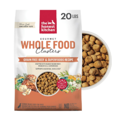 The Honest Kitchen Whole Food Clusters Grain Free Beef Dry Dog Food, 20 lbs.